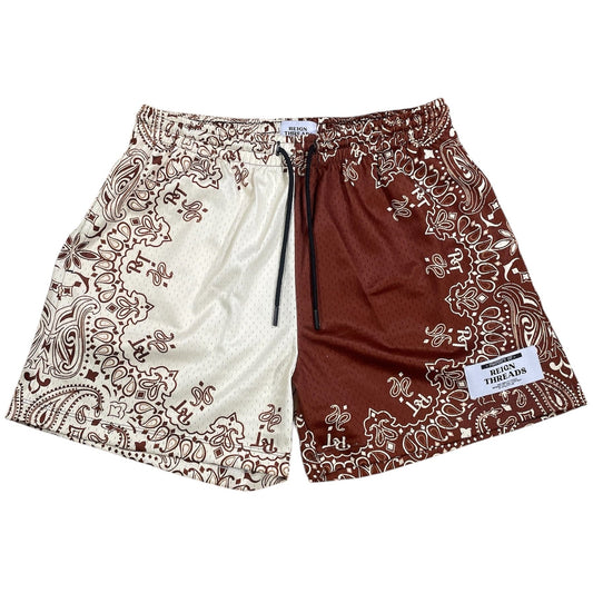 Youth Brown and Tan Paisley